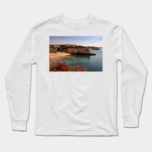 Praia de Nossa Senhora da Rocha Algarve Portugal Long Sleeve T-Shirt